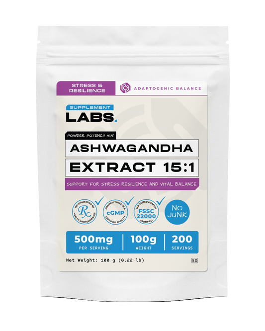 Ashwagandha 15:1 500 mg Powder