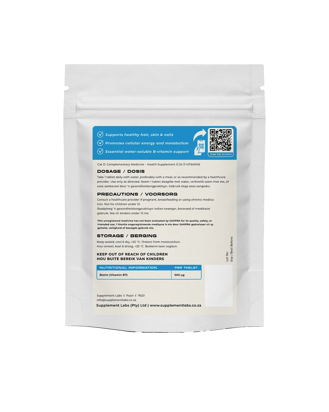 Biotin 500 Tablets