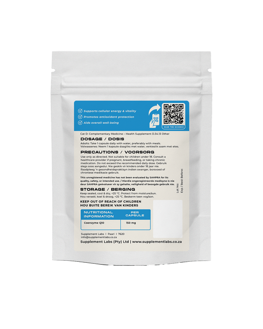 Coenzyme Q10 (CoQ10) 150 mg Capsules