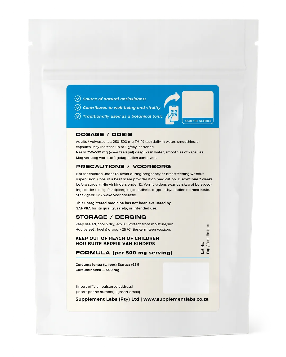 Curcumin Extract 95% Powder