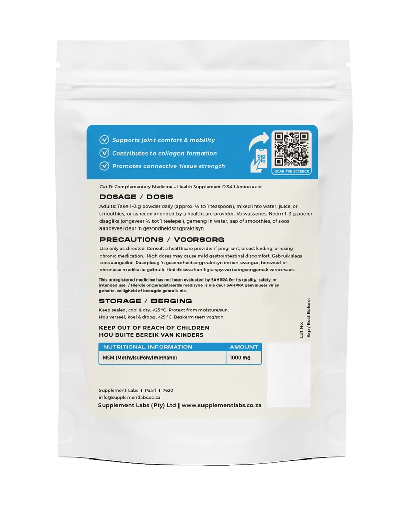 MSM Powder (Methylsulfonylmethane)