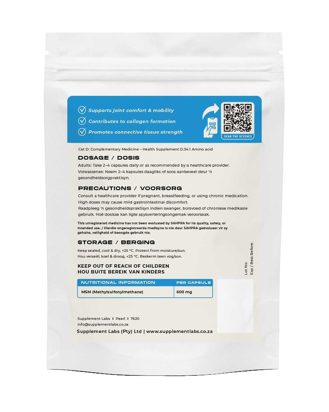 Pouches Capsules