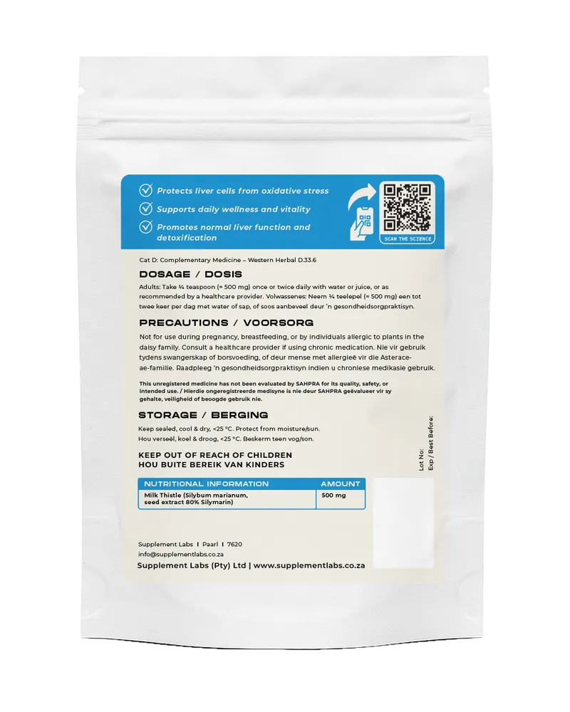 Milk Thistle Extract 80% (Silymarin) Powder