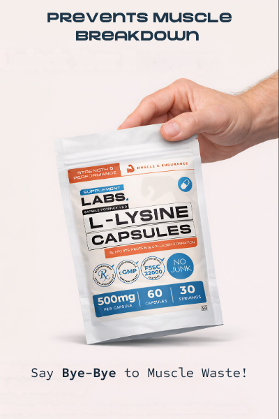 L-Lysine 500 mg capsules