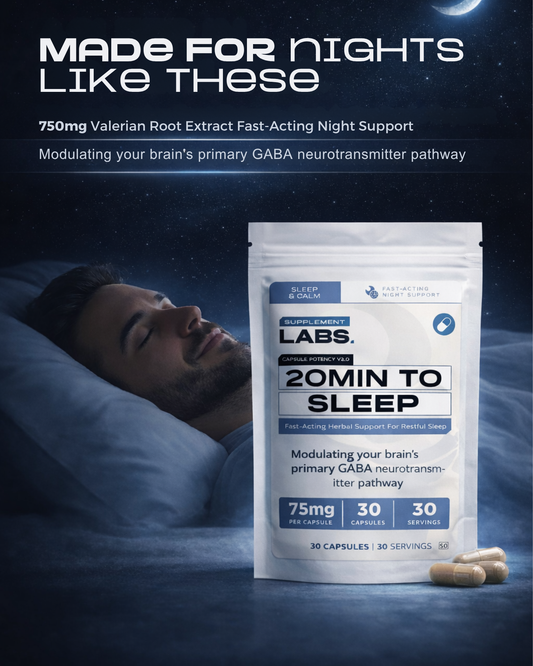 20Min to Sleep – 750mg Valerian