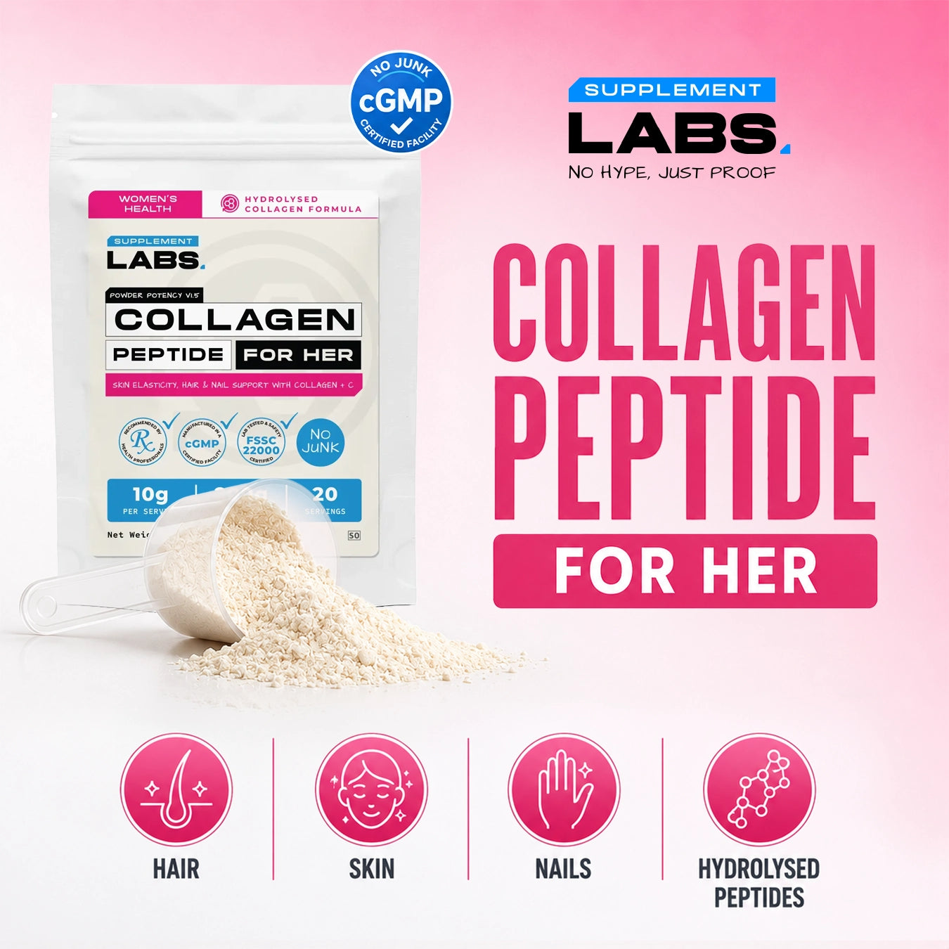 Collagen Peptide for Her Powder