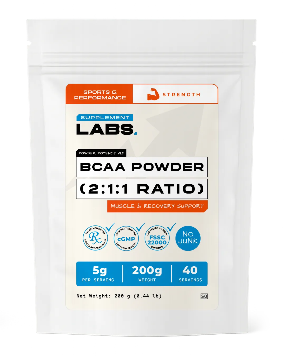BCAA Powder (2:1:1 Ratio)
