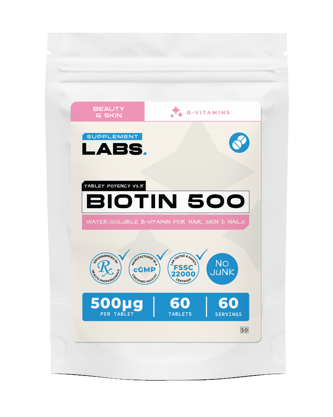 Biotin 500 Tablets
