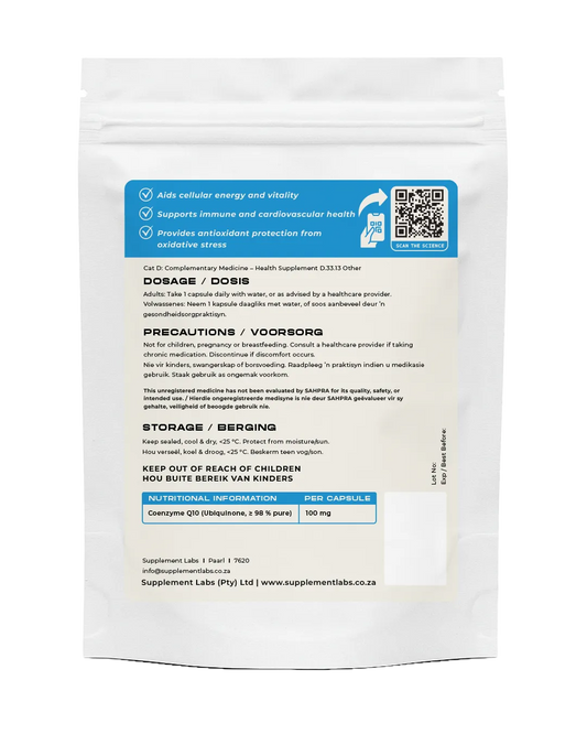 Coenzyme Q10 (CoQ10) 100 mg Capsules