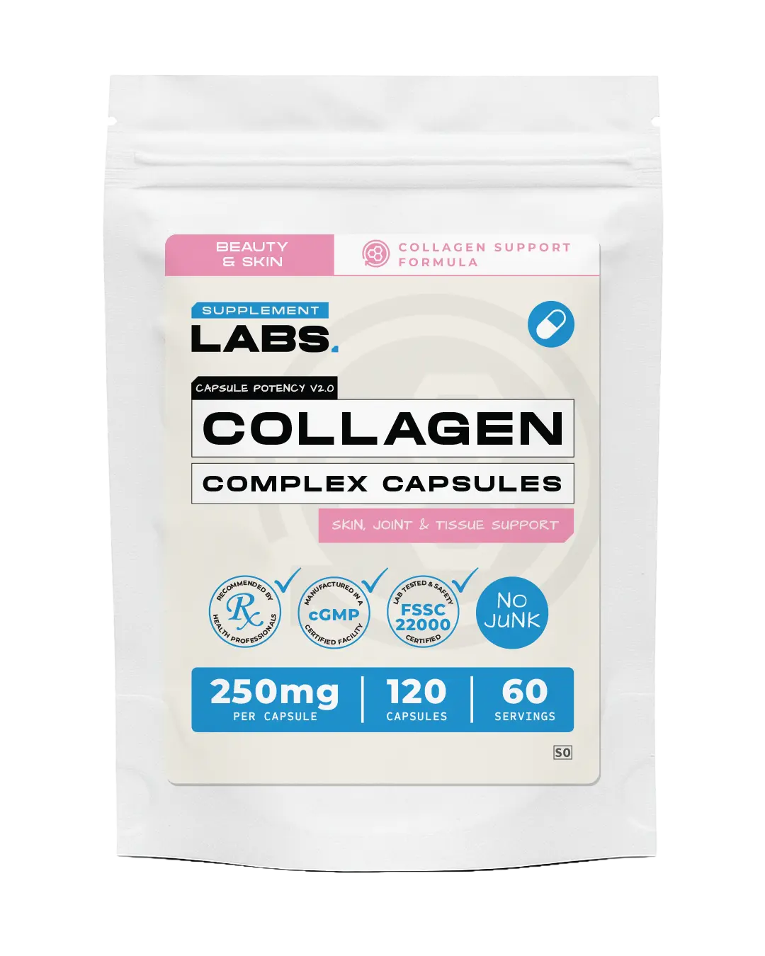 Pouches Capsules 120 Caps