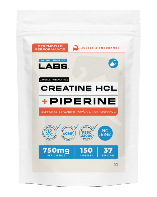 Creatine HCL + Piperine Capsules