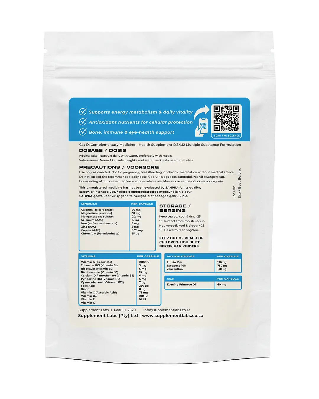 Pouches Capsules
