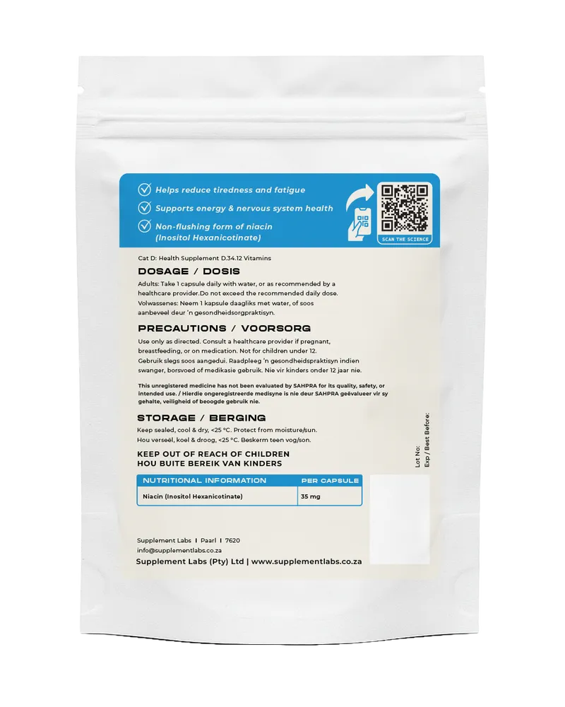 Flush Free Niacin Capsules