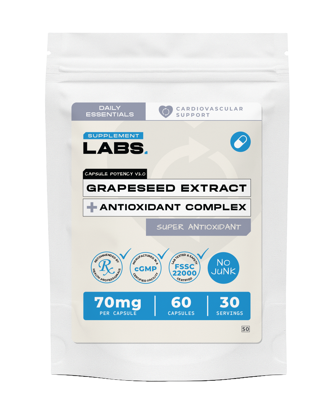 Grapeseed Extract + Antioxidant Complex Capsules