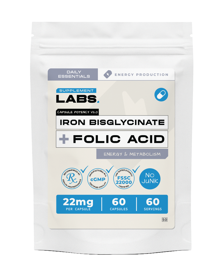Iron Bisglycinate + Folic Acid Capsules
