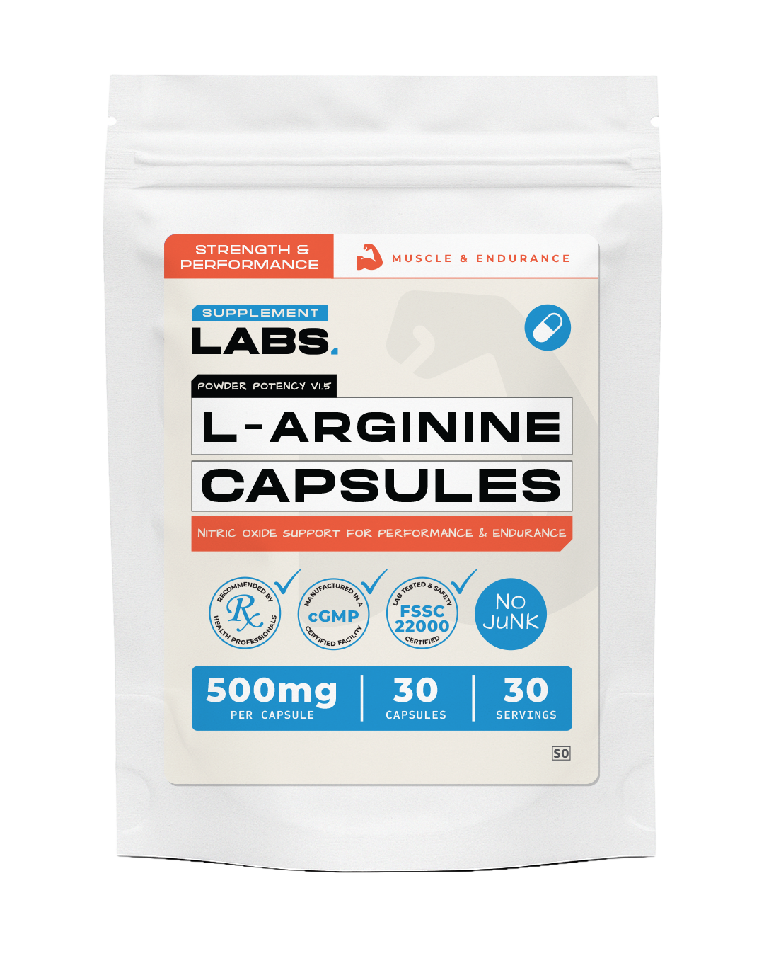 L-Arginine 500 mg Capsules