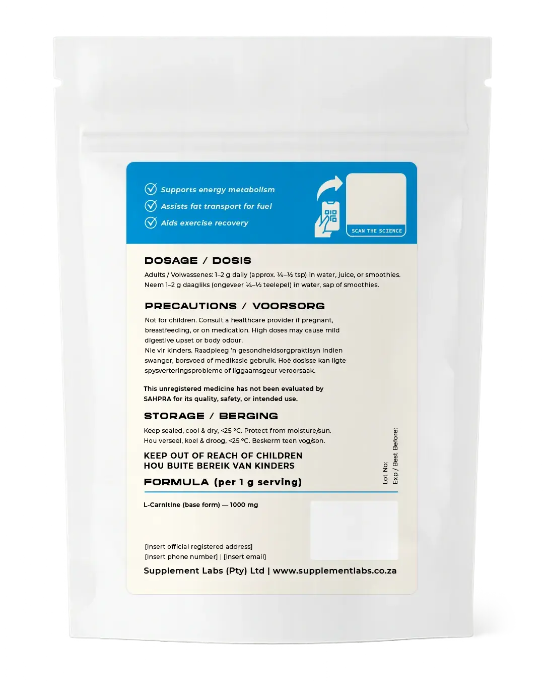 Pouches Powder