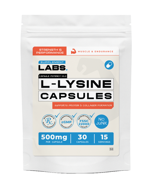 L-Lysine 500 mg capsules