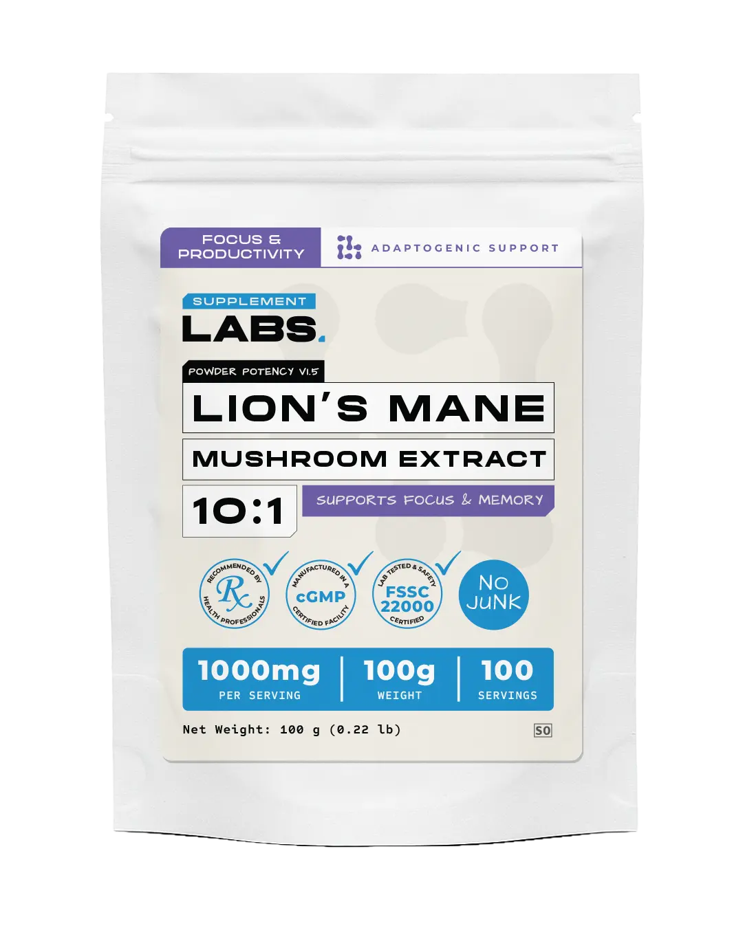 Pouches Powder 100g