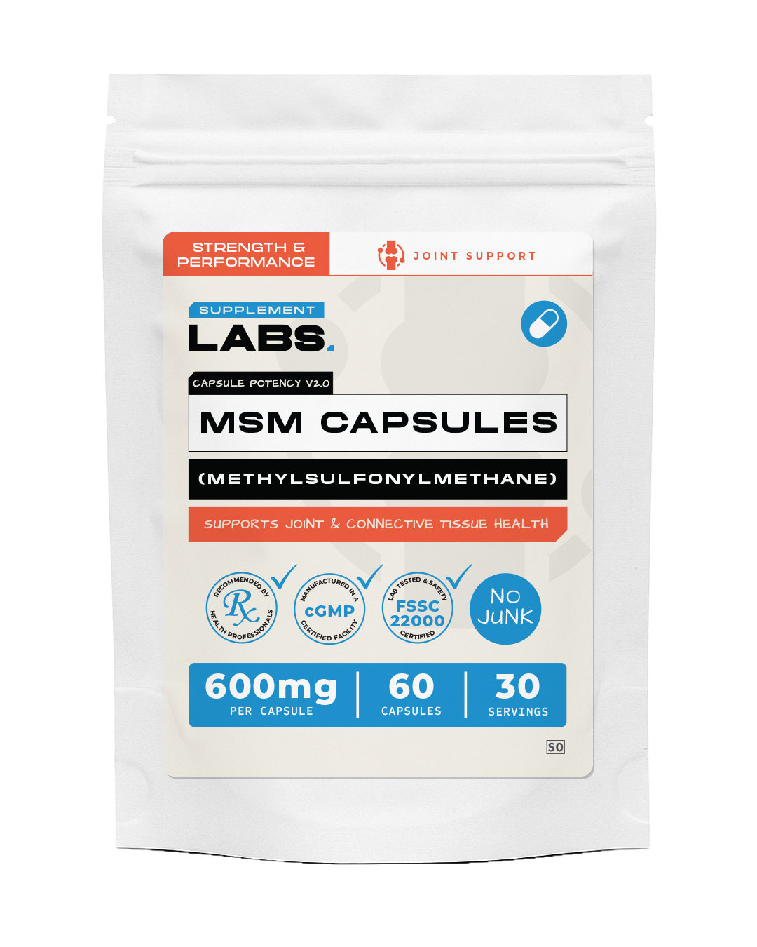Pouches Capsules 60 Caps