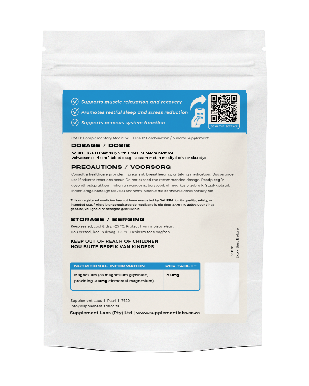 Magnesium Glycinate 200mg