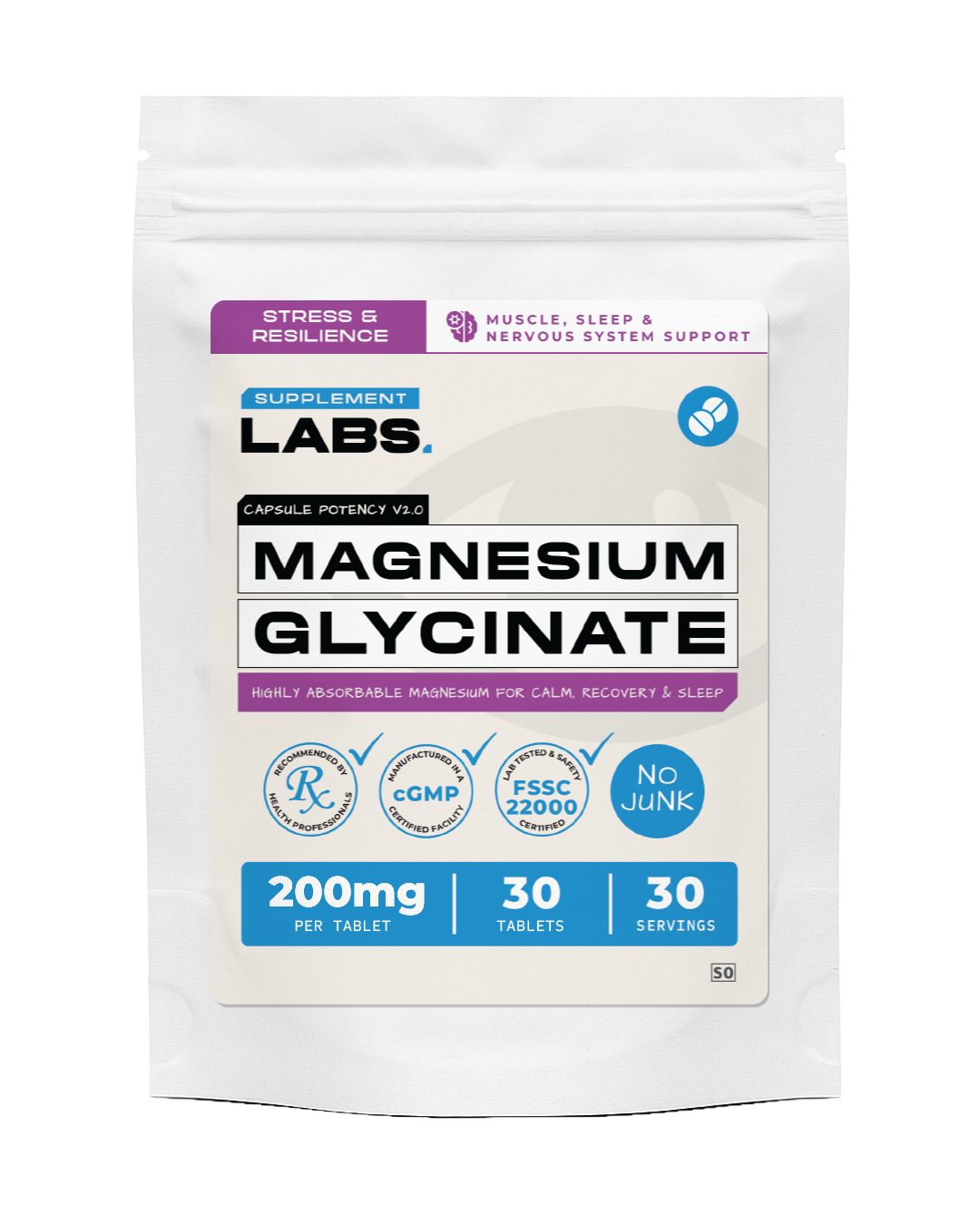 Magnesium Glycinate 200mg