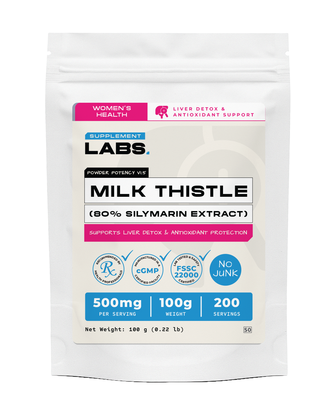 Milk Thistle Extract 80% (Silymarin) Powder