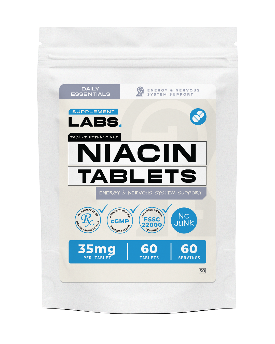 Niacin 35 mg Tablets