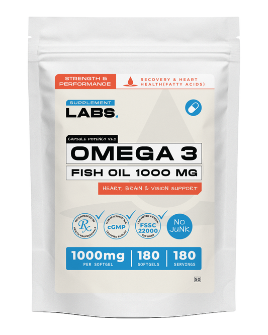 Omega-3 Fish Oil 1000 mg Softgel Capsules