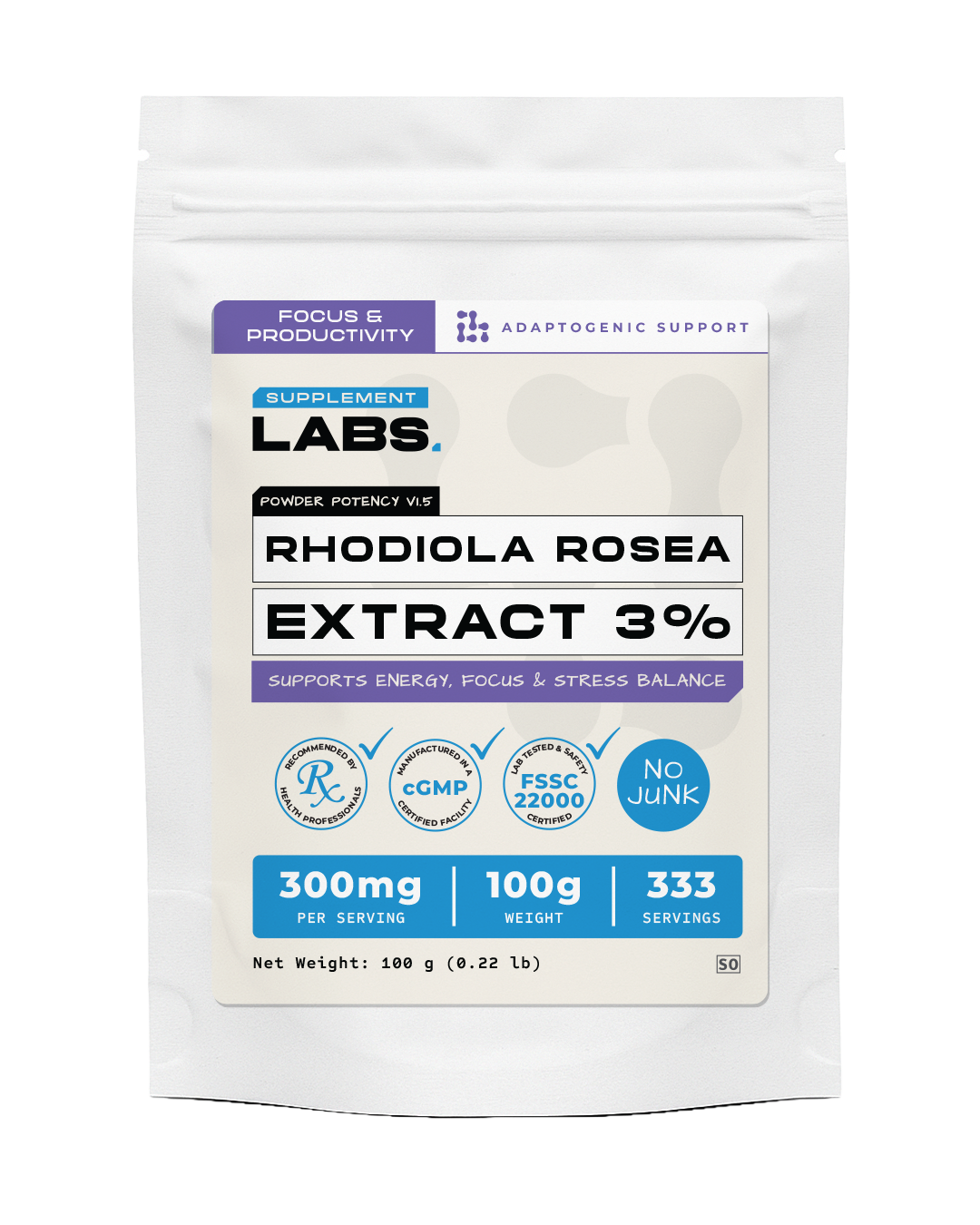 Rhodiola rosea Extract 3% Powder