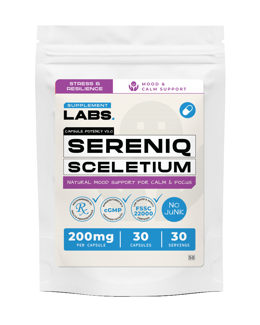 SereniQ - Sceletium 200mg Capsules