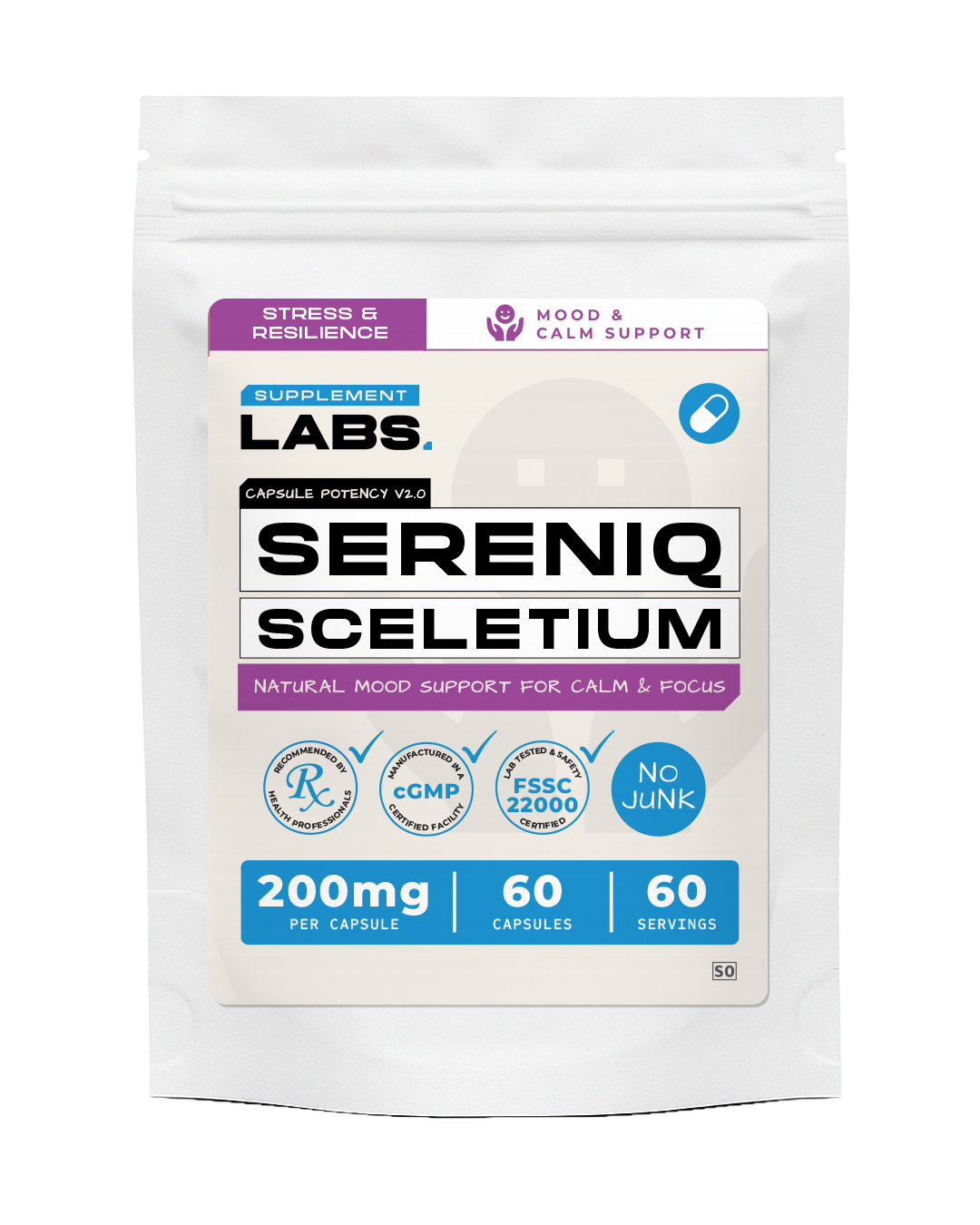 SereniQ - Sceletium 200mg Capsules