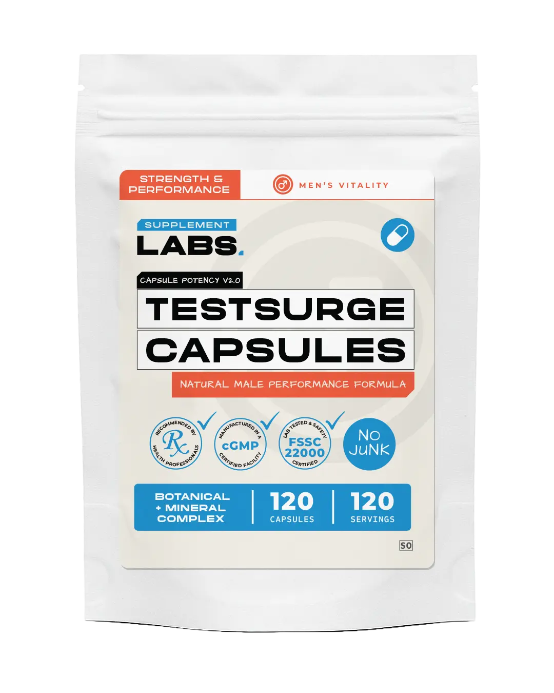 Pouches Capsules 120 Caps