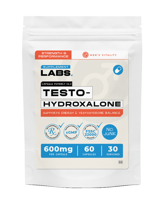 Testo-Hydroxalone Male Vitality Formula Capsules