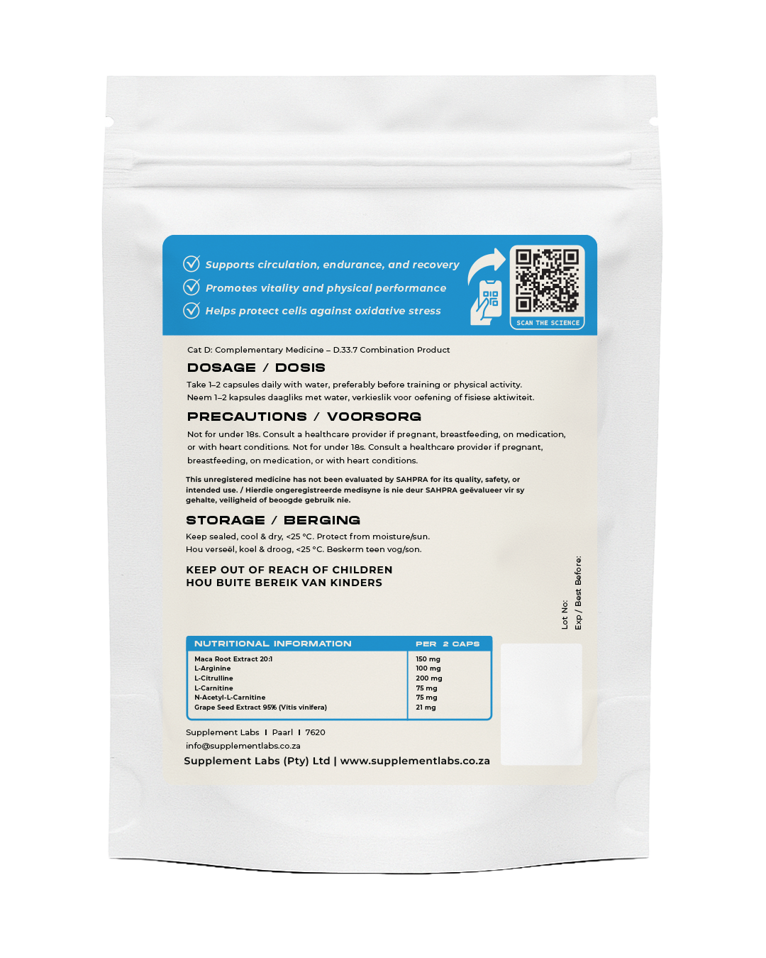 Pouches Capsules