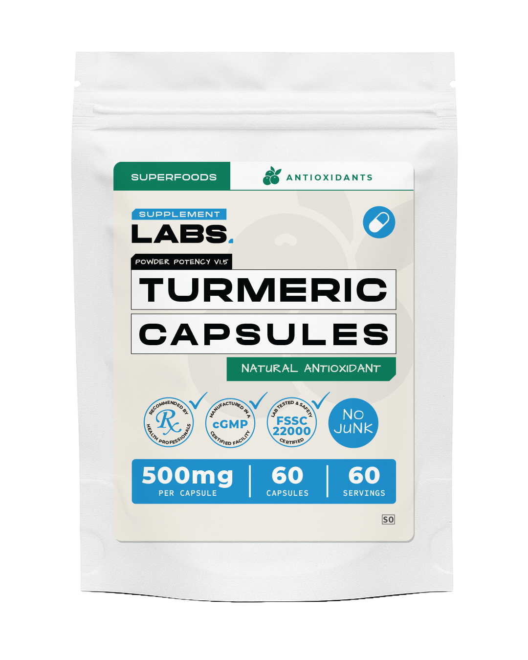 Turmeric Capsules - 500mg