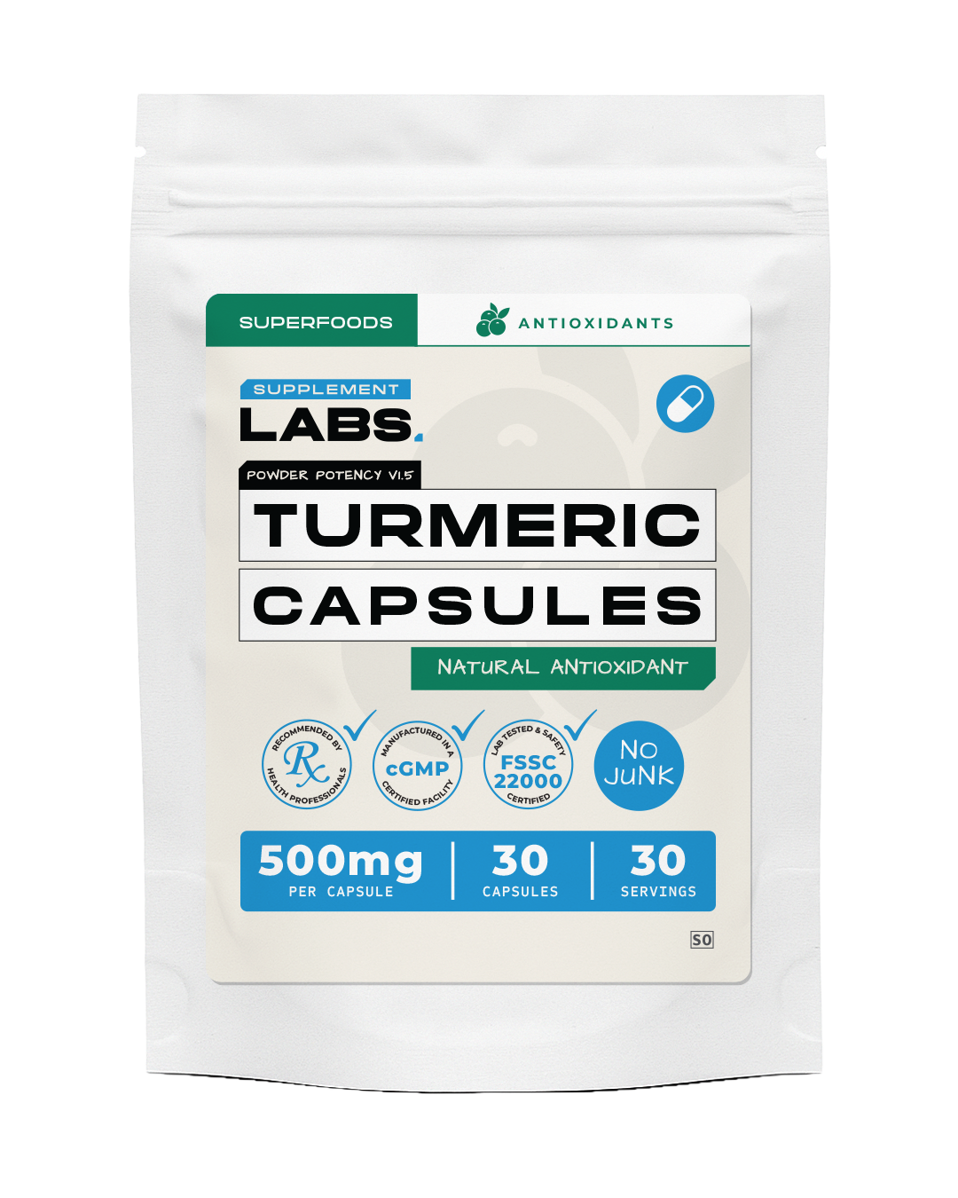 Turmeric Capsules - 500mg