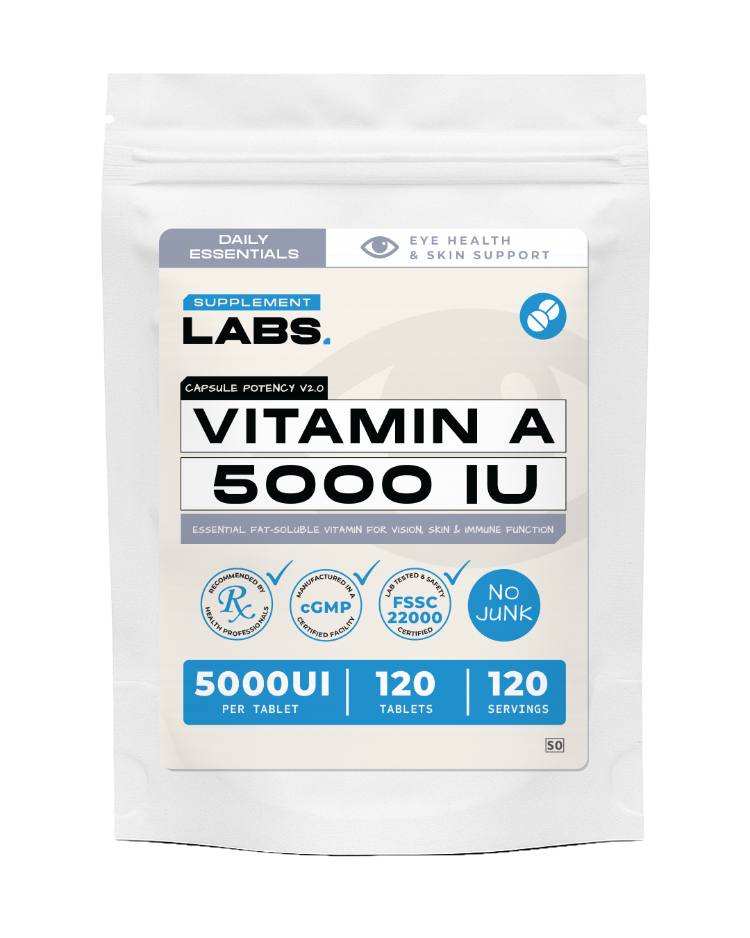 Vitamin A 5000 IU Tablets