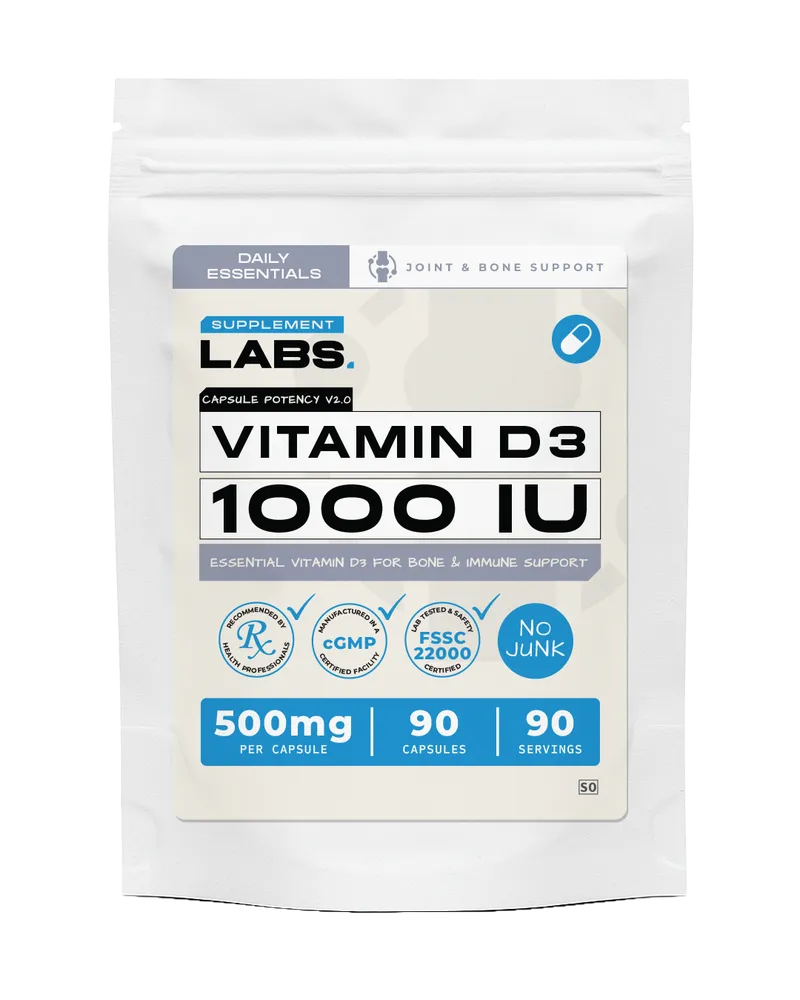 Vitamin D3 1000 IU Capsules