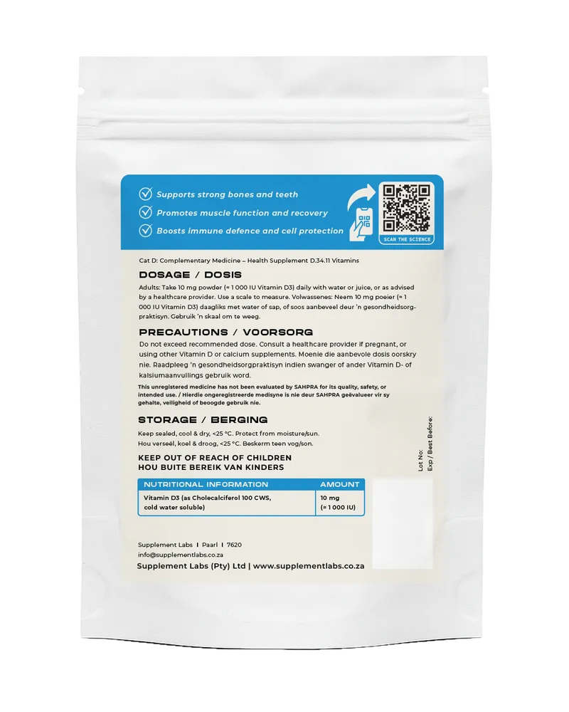 Vitamin D3 100 CWS Powder